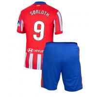 Atletico Madrid Alexander Sorloth #9 Fotballklær Hjemmedraktsett Barn 2024-25 Kortermet (+ korte bukser)